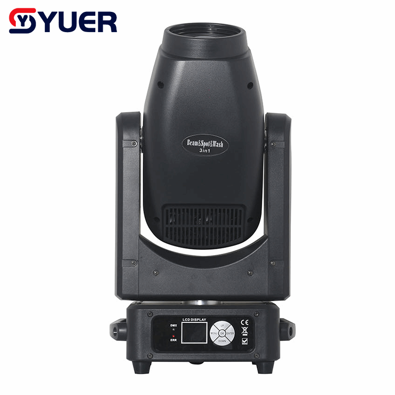 YUER™ 300W LED Beam Spot Wash 3in1 Moving Head Light Frost Zoom Rainbow Effect Gobo Light DMX512 For DJ Disco Party Bar Club Stage Lighting