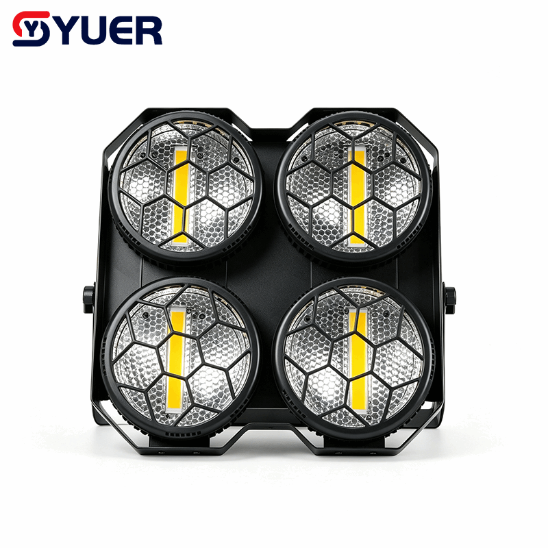 YUER™ 4x50W COB+108x0.2W RGB Audience Light Wash Effect DMX512 Sound Control For DJ Disco Party Bar Club Wedding Stage Effect Lighting