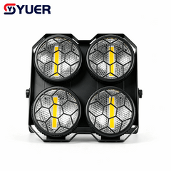 YUER™ 4x50W COB+108x0.2W RGB Audience Light Wash Effect DMX512 Sound Control For DJ Disco Party Bar Club Wedding Stage Effect Lighting