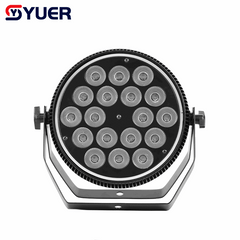 YUER™ 18x10W RGBW 4in1 LED Mute Par Light With RGB Light Strip Wash Effect For DJ Disco Party Bar Club Wedding Stage Lighting