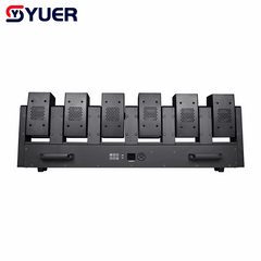 YUER™ 12x60W Double-sided Swing Moving Head Light With Auxiliary Light Y-axis Infinite Rotation Point Control Beam Horse Racing Effect DMX512 For DJ Disco Party Bar Club Wedding Stage Effect Lighting