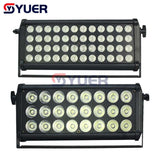 YUER™️ New mold 24X4W 48X1.5W LED PAR Light  disco light RGBW par DMX512 Piecewise Strobe LED wash light stage Effect dj bar equipment