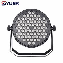 YUER™ 72x3W RGB LED Par Light Fan Control Effect DMX512 Sound Remote Control For DJ Disco Party Bar Club Wedding Stage Effect Lighting