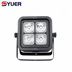YUER™ 4x18W LED RGBWAUV 6in1 Battery Par Light Wash Effect DMX512 Remote Control For DJ Disco Party Bar Club Wedding Stage Lighting