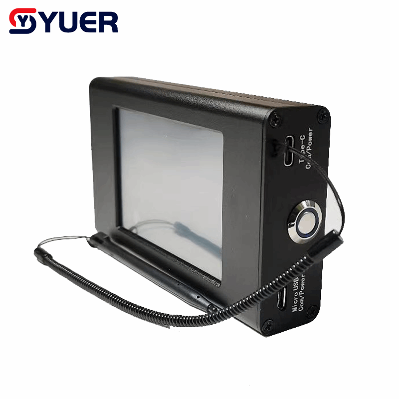 YUER™ 3.5-inch High-definition Touch Screen DMX Addresser RDM/DMX512 Code Writer Encoder Dialer Address Codes With GUI Graphics System For Stage Lighting Engineering Construction and Testing Assistant