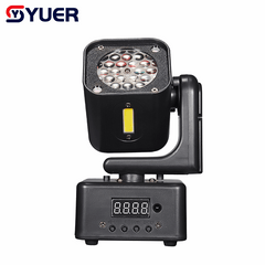YUER™ MINI 4x10W RGBW 4in1 +5w Strobe Moving Head Light RG Laser Strobe Spot Effect DMX512 Sound Control For DJ Disco Party Bar Club Wedding Stage Lighting