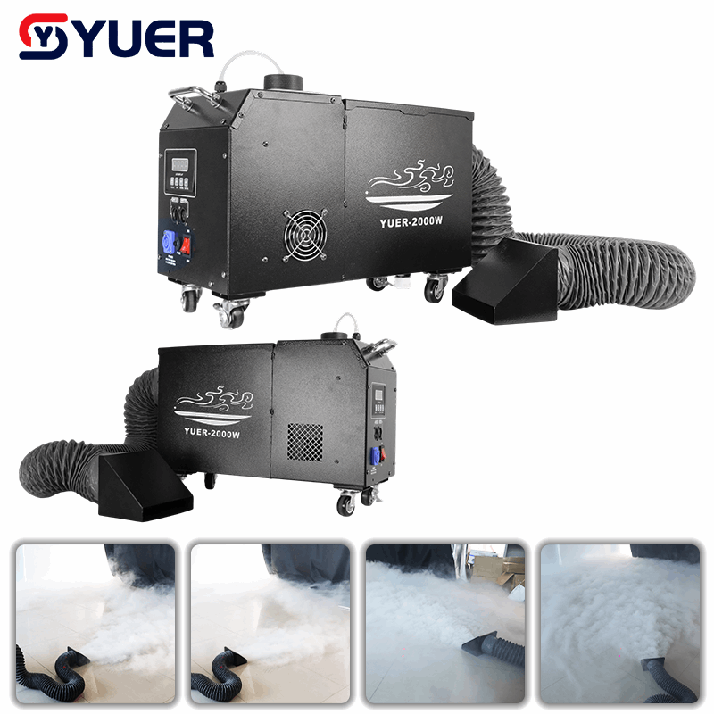 YUER™ New MINI 2000W Water Mist Machine Fog machine Stage Special Effects Equipment DMX512 For DJ Disco Party Bar Club Wedding Stage Lighting