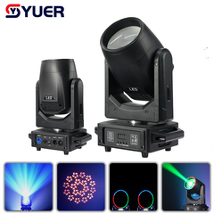 YUER™ 200W LED Moving Head Light With Ring Rainbow Frost 18 Prisms Effect DMX512 Sound Control For DJ Disco Party Bar Club Wedding Stage Lighting