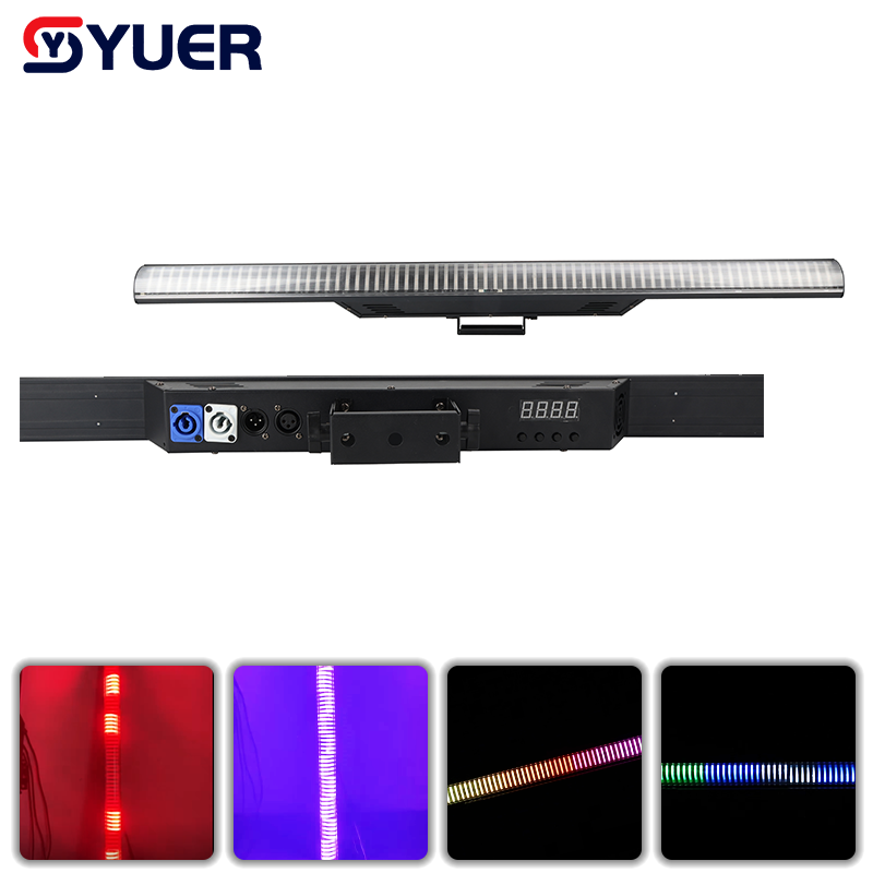 YUER™ 28+14 Segments RGB+ White Gold Pixel Tube Wash Effect RDM DMX512 Sound Control For DJ Disco Party Bar Club Wedding Stage Lighting