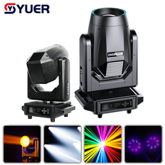 YUER™ 295W Bulb Moving Head Light With Ring Double Prisms 8+16+24 Prisms Rainbow Frost Effect DMX512 Control For DJ Disco Party Bar Club Wedding Stage Lighting