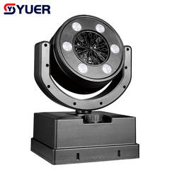 YUER™️NEW LED RGBY Bubble Machine Long-distance Remote Control For Dj Dmx Stage Light Effect Light Disco Dj Bar