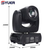 YUER™️ NEW LED 100W Spot Beam Moving Head Light 18 Face Prism DMX512 Sound Dj Stage Effect Light Party Dance Disco Bar Music Club