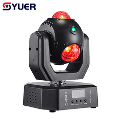 YUER™ 3x15W +Red Green Blue Laser Moving Head Light Magic Ball Laser Effect DMX512 Sound Control For DJ Disco Party Bar Club Wedding Stage Effect Lighting