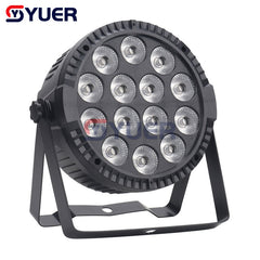 YUER™️ Luz de escenario profesional Wash 14X6W haz LED RGBW 4 en 1 luces par LED DMX512 Luz de discoteca equipo profesional de Dj para escenario de fiesta 