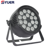 YUER™️LED Waterproof IP65 18X10W RGBW Par Light With Wash Strobe Effect Voice Control DMX512 For Disco DJ Projector Party Decoration Night Light