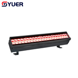 YUER™️ LED 42X3W RGB 3IN1 +63x1W White Curtain Light Wall Washer Lights With 14+21 fun horse racing effects DMX512 For DJ Club Disco Party Dance Floor
