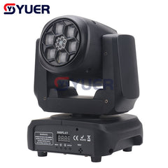 YUER™️ NUEVO LED 6X15W RGBW Ojo de abeja Luz con cabezal móvil láser DMX512 10/15CH Efecto de teñido estroboscópico Iluminación DJ Disco Escenario Fiesta Bar de bodas 
