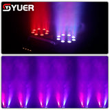 YUER™️ 2000W Double Tube Adjustable Smog Machine Stage Effect Equipment For Wedding Party Events Led Rgb Smoke Spray Fog Machine