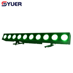 YUER™ Iron Man IP65 Impermeable 10X50W COB Empalme Barra de luz Cálido+Frío/RGBW Opcional DMX512 DJ discoteca Luz de escenario Luz de lavado de pared para club fiesta espectáculo