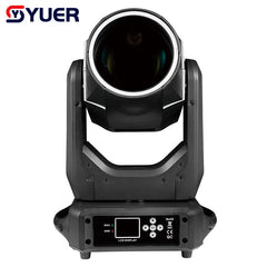 YUER™️ Mini 275W Beam Spot Electronic Focus Rainbow Frost Effect With Light Ring Moving Head Stage Lighting Dj Disco DMX Control Lamp
