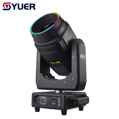 YUER™️New 420W Prism King Moving Head Light With LED Ring Spot 12+24+48 Prisms Rotating+A 6-Row Lens+Rainbow+Atomization Effect RDM DMX512 for Stage Light EffectDisco DJ Bar