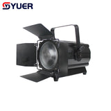 YUER™️ 200W/300W COB Auto Zoom Frsnel Spot Light DMX512 LED Lamp Stage Lighting Concert Productions With Barn Doors