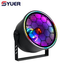 YUER™ 80W RGBW 4in1 Beam + 48X2W RGB Retro Backlight With RGB Ring Wash Effect Stage Lighting DMX512 For DJ Disco Club Wedding Party Bar