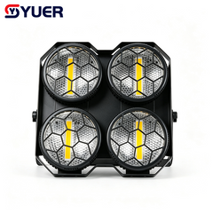 YUER™ 4x50W COB+108x0.2W RGB Audience Light Wash Effect DMX512 Sound Control For DJ Disco Party Bar Club Wedding Stage Effect Lighting