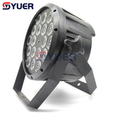 YUER™️ LED Par Light 18X12W RGBW 4IN1 Dmx512 Control Wash Strobe Sound Activated Professional Dj  Party Stage Entertainment Lamp