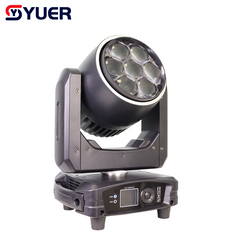 YUER™ Mini LED 7X40W RGB 4EN1 Luz de Cabeza Móvil Con Efecto Estroboscópico de Anillo y Lavado RDM DMX512 Para Dj Disco Escenario Fondo de Navidad
