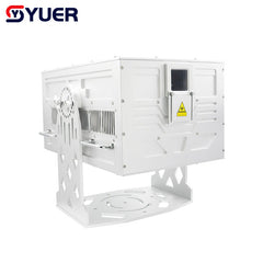 YUER™️ Projecteur de lumière laser extérieur étanche IP65 20 W avec Flight Case, zone panoramique extérieure, équipement d'éclairage de parc carré, effet de faisceau 