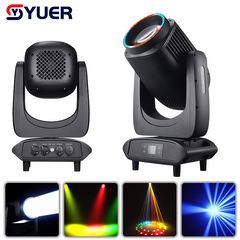 YUER™️Waterproof IP66 120W Laser Beam Moving Head Light With Ring Electronic Focus+Rainbow+Atomization Effect DMX512 For Stage Park Church