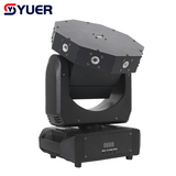 YUER™️NEW LED 1X50MW Green +9x150MW Red Moving Head Laser Light Z-axis With Stepless Rotation Voice Control Master-slave DMX512 For DJ Disco Party Bar Club Wedding