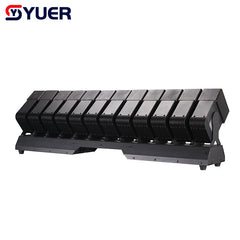 YUER™️ 12X60W RGBW 4 EN 1 Luz de cabeza móvil con haz oscilante, zoom y efecto de lavado DMX512 para DJ, discotecas, fiestas, escenarios, iluminación de bares y clubes nocturnos
