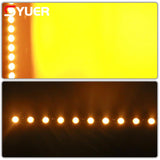 YUER™️ 10x35W Halogen Light Warm White Strobe Bar Flashing Horse Running DMX RDM Control Dj Disco Background Show Party Stage Lamp