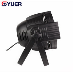 YUER™️ LED Par COB 200W Luz Blanca/Blanca Cálida/Blanca Pura+Blanca Cálida/RGBW 4en1 Luz DMX512 Lámpara LED Iluminación Escenario Producciones Conciertos Con Aletas Cortadoras