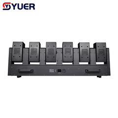 YUER™ 12x60W Double-sided Swing Moving Head Light With Auxiliary Light Y-axis Infinite Rotation Point Control Beam Horse Racing Effect DMX512 For DJ Disco Party Bar Club Wedding Stage Effect Lighting
