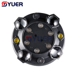 YUER™️ RGBW LED 4in1 Effect Wash Beam Strobe Laser Remote DMX Control Sound Music Infinite Rotation Party Wedding Moving Stage Lighting