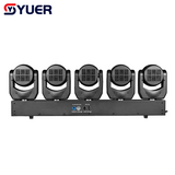 YUER™️5X60W RGBW Point Control Moving Head Light Beam Horse Racing Effect RDM DMX512 For Stage Light Effect Light Disco Dj Music Party Bar