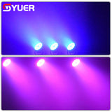 YUER™️ LED Stage Lights RGBW 18x10W 4IN1 Par Lights Wall wash strobe effect light for Events Disco DJ Wedding Stage Party Show