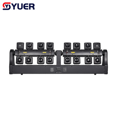 YUER™ 14x10W RGBW 4in1 +4x10w Gold Strobe +3 Red 2 Green 1 Blue Moving Head Light Lasr Strobe Effect DMX512 For DJ Disco Party Bar Club Wedding Stage Effect Lighting