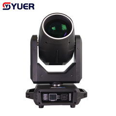 YUER™ 295W Bulb Moving Head Light With Ring Frost Focus Rainbow Six Line Prisms Effect DMX512 Sound Control For DJ Disco Party Bar Club Wedding Stage Lighting
