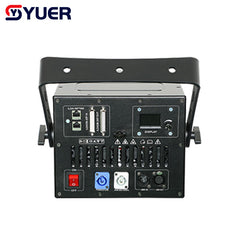 YUER™️ 10W 12W 15W con escáner de animación 3D ILDA para escenario, luz láser DJ con control por APP, proyector de haces DMX para bar, club, discoteca, fiesta de Navidad, boda, espectáculo