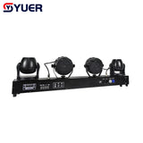 YUER™️ 2X40W Beam Moving Head 6X8W Par Light White Strobe Green Laser 4in1 Stand Dj Disco Effect Stage Lighting DMX Music Nightclub