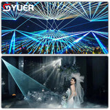 YUER™️ New 5W RGB Animaiton Laser Light With APP Control Beam Pattern Stage Lights DMX512 16CH DJ Disco Wedding Bar Stage Effect