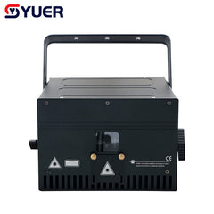 YUER™️ Nuevo Proyector de Luz Láser RGB de 6w 8W 10W 12W con Escáner Láser de Animación 3D Profesional y Control por Aplicación para DJ, Discoteca, Fiesta, Navidad, Boda, Efecto de Escenario