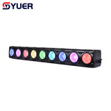 YUER™️ 9X12W Wall Wash Light High Brightness Race Horce Effects Voice Control DMX512 For DJ Disco Party Show Stage Effects Lamps