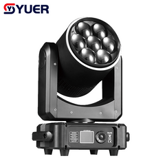 YUER™ Mini 7X60W RGBW 4IN1 LED Bee Eye Moving Head Light With Ring Beam Wash Zoom RDM DMX512 For DJ Disco Stage Wedding Party Bar