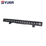 YUER™ IP65 Waterproof Full Color 18X8W RGBW 4IN1 LED Wall Washer DMX Control Device Suitable for Disco DJ Stage Bar Decoration