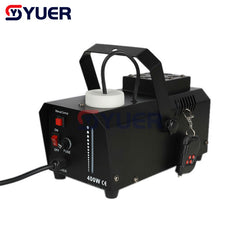 YUER™️ Mini machine à brouillard de fumée disco 400 W avec télécommande sans fil pour DJ Disco Party vacances mariage Noël avec lumière LED RVB 